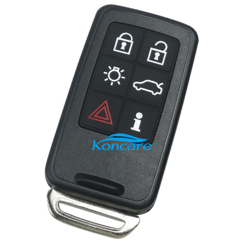 aftermarket for Volvo smart keyless 6 button remote key with 434mhz/868mhz/902.4mhz with hitag PCF7945 chip on Volvo S60,XC70,S80,XC90,XC60,V60 from 2008