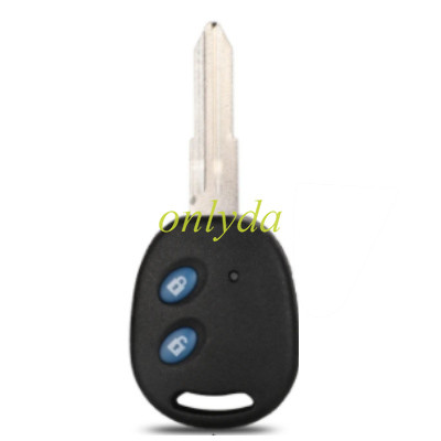 For Chevrolet 2 button remote key blank with left blade