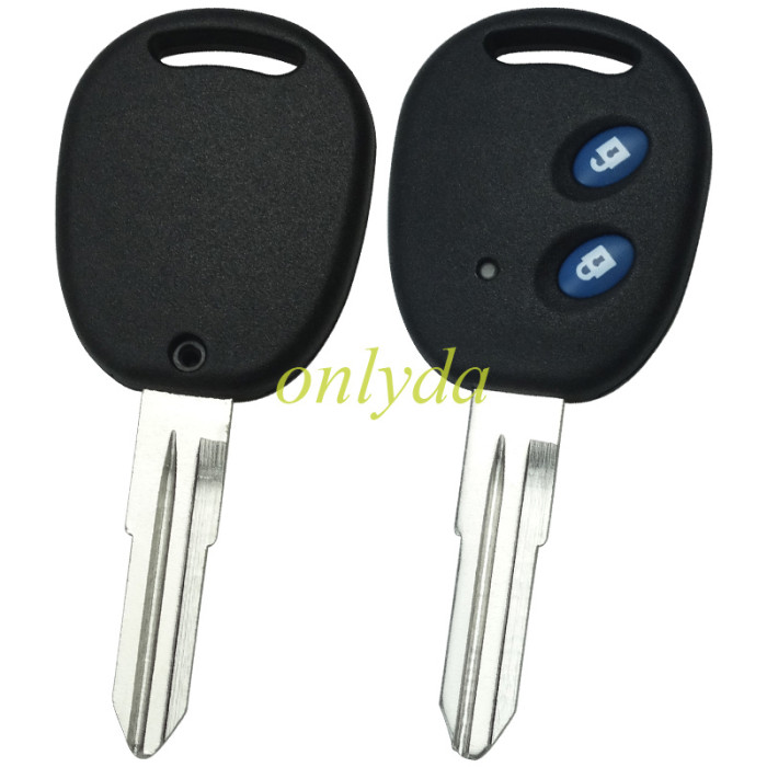 For Chevrolet 2 button remote key blank with left blade