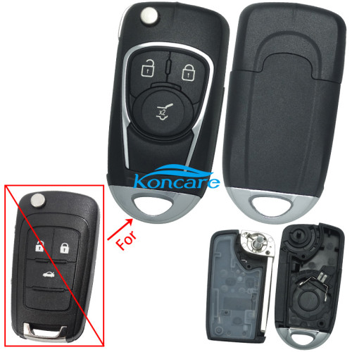 For chevrolet modified 3 button key blank