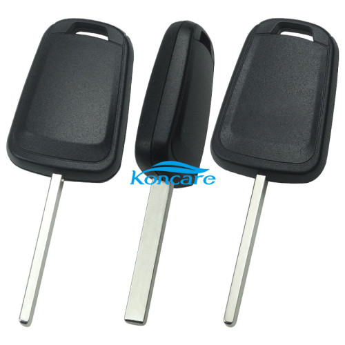 For Chevrolet transponder key shell with HU100 blade，can put TPX long chip with badge