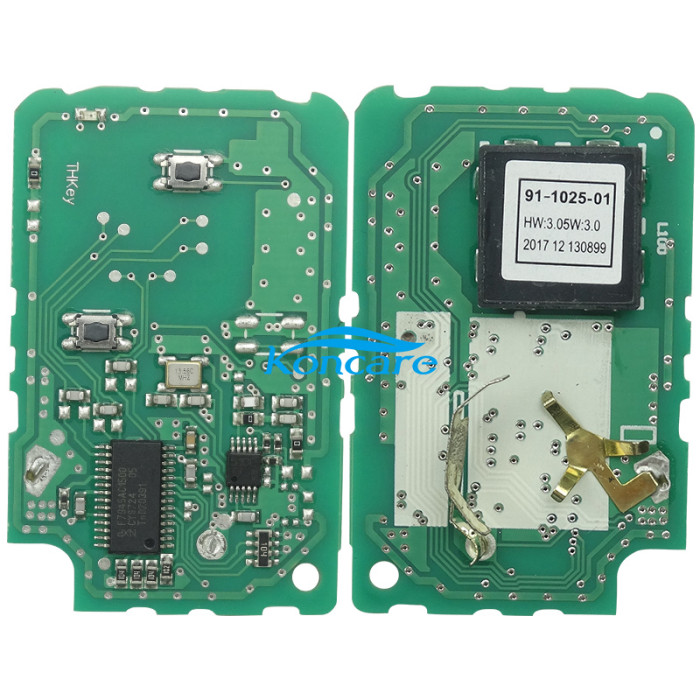 Honda 2 Button remote key 433mhz