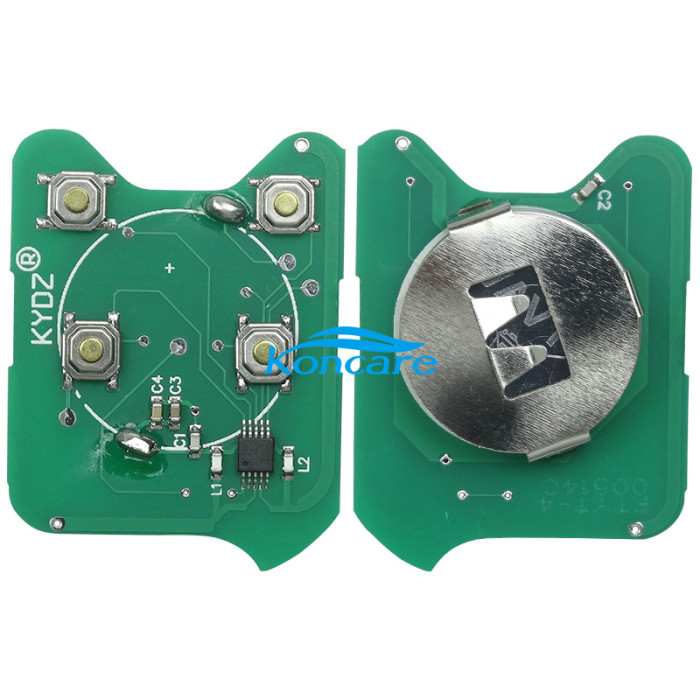 For ford 4 button remote key with 434mhz