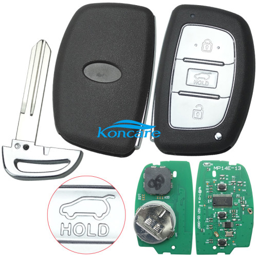 For New Hyundai Tucson keyless Smart 3 button remote key with Hitag3 47chip 434mhz FSK