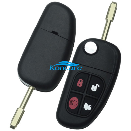 For ford Jaguar 4 button remote key with 315/434mhz & 4D60 glass chip