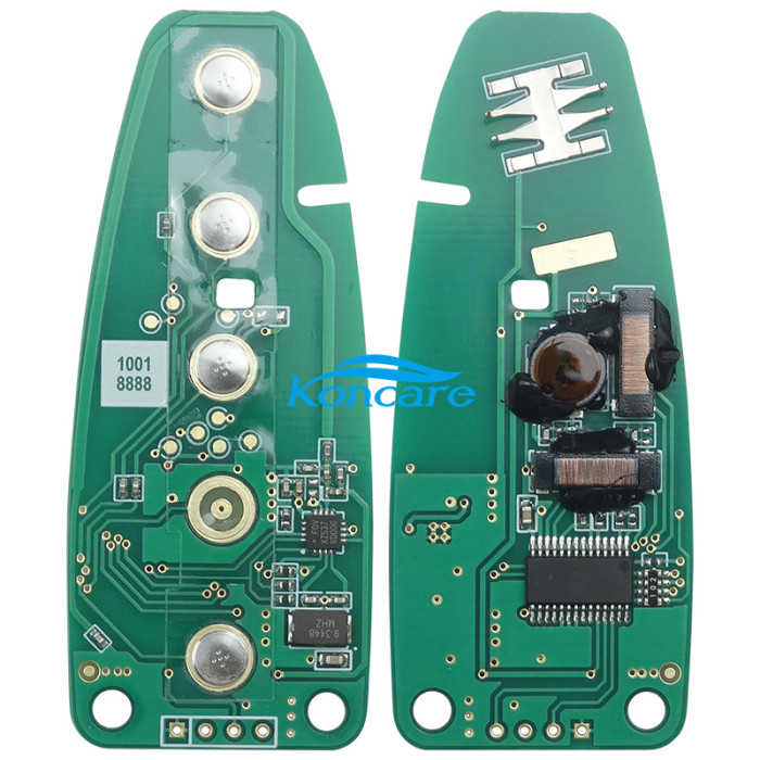 For keyless 3+1 button remote key with PCF7953 AC1500 chip-315mhz ASK model(FCCID-M3N5WY8609 Smart Key Remote Key Ford Escape Titanium Focus)