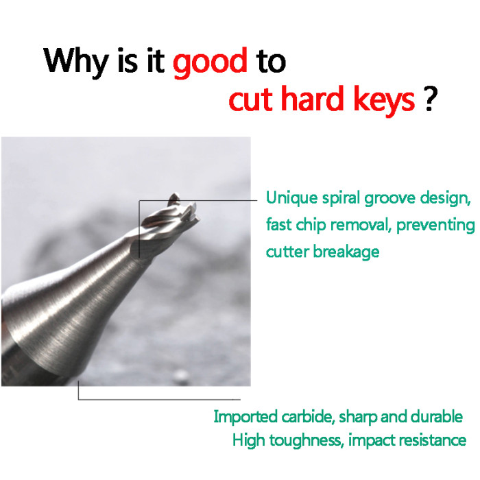 Key Cutter Carbide Milling Cutters For Nickel Silver key on SILCA JMA Keyline Key Duplicator Key Copy Machine Locksmith Tools