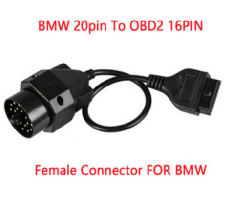 For BMW 20pin to obdII 16pin