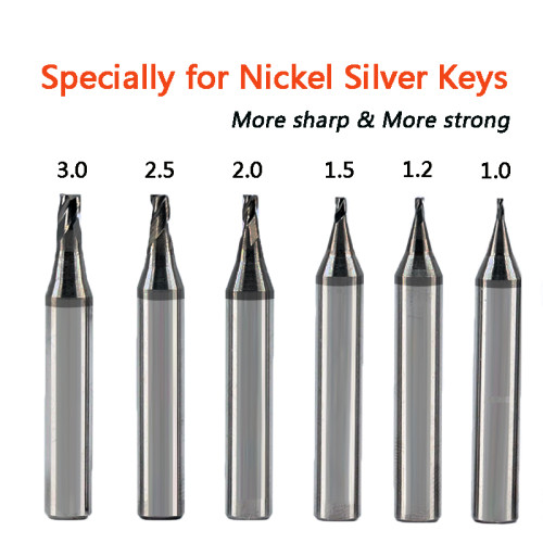 Key Cutter Carbide Milling Cutters For Nickel Silver key on SILCA JMA Keyline Key Duplicator Key Copy Machine Locksmith Tools