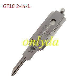 Lishi iveco GT10 lock pick and decoder together 2 in 1 used for Iveco