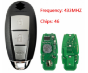 for Suzuki Swift Kizashi Smart Key 433Mhz Pcf7952A 46 Chip 3button Fcc Id Ts008 37172-57L10 code : TS008