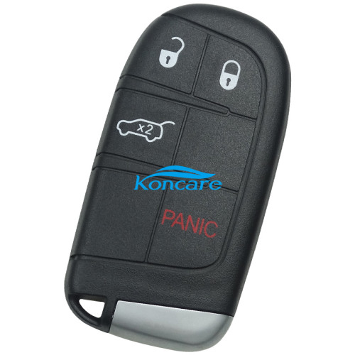 For Chrysler 3+1 button remote key shell with blade,the key pad can't remove