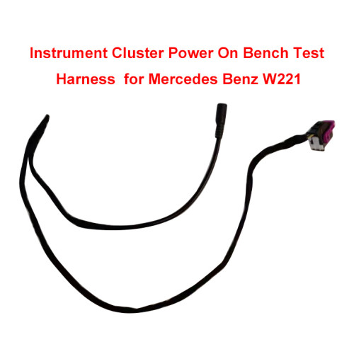 Instrument Cluster Power On Bench Harness for Benz W221 Digital Dashboard Startup Boot Test
