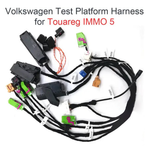 For VW Touareg IMMO5 Key Programming Test Platform ELV ABS ECU BCM Adapters