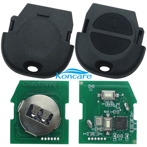 For Nissan 2 button remote head key with 434MHZ
