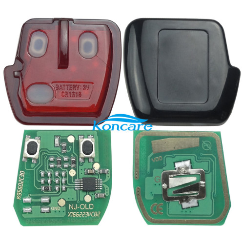 For mitsubish 2 button remote key with 315mhz/433mhz