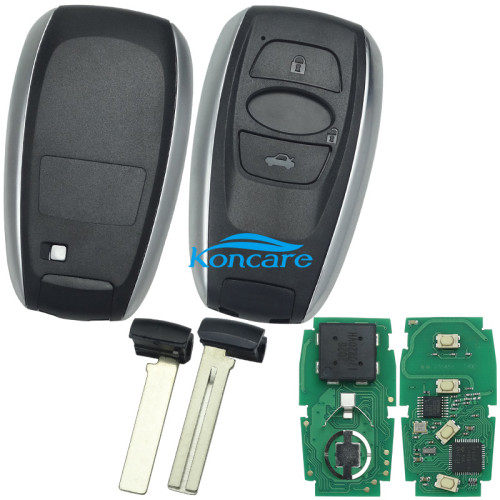 For Subaru 3 button remote key with 434mhz with 8A chip board #7000 FCC:HYQ14AHK