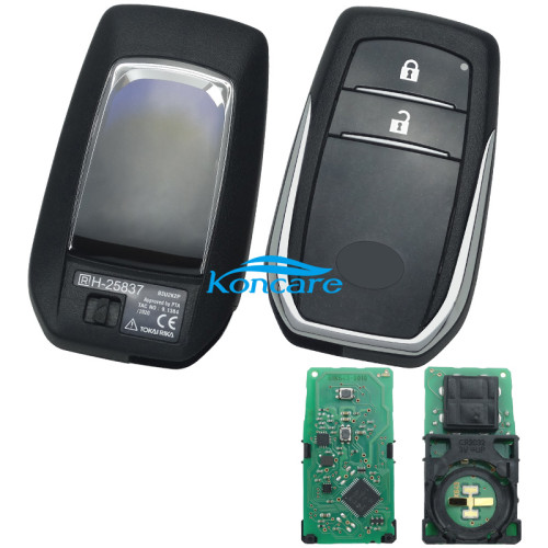 For Toyota (FN)INNOVA original 2 button remote key with 433mhz