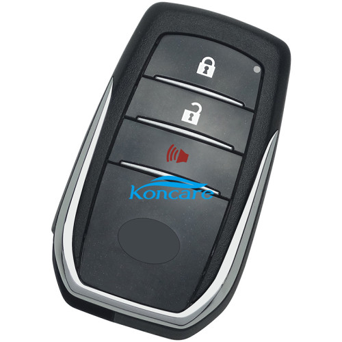 For Toyota Fortuner original 2+1 button remote key with 312-314 mhz with Toyota H chip