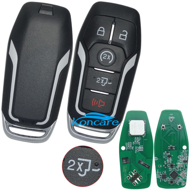 For 4+1button aftermarket remote key with 902mhzHITAG PRO keyless KYDZ