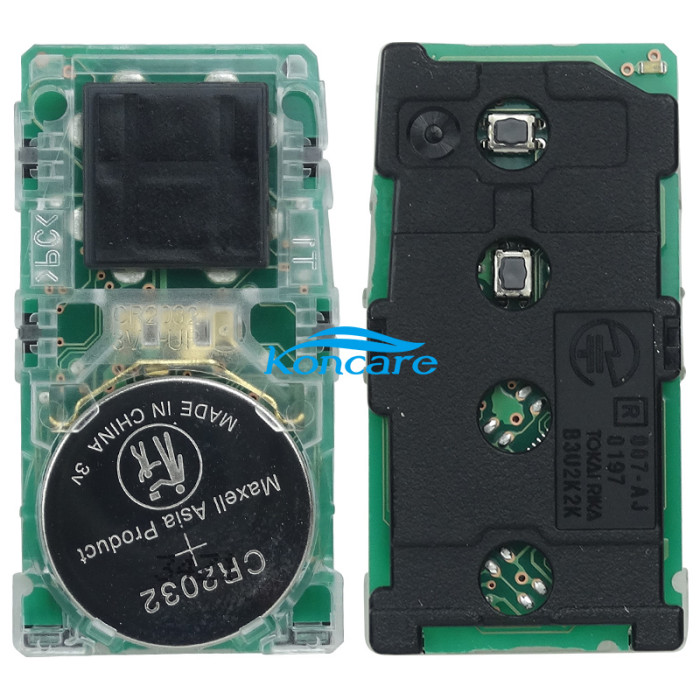 For Toyota GR original 2 button remote key with 312.49-313.99mhz