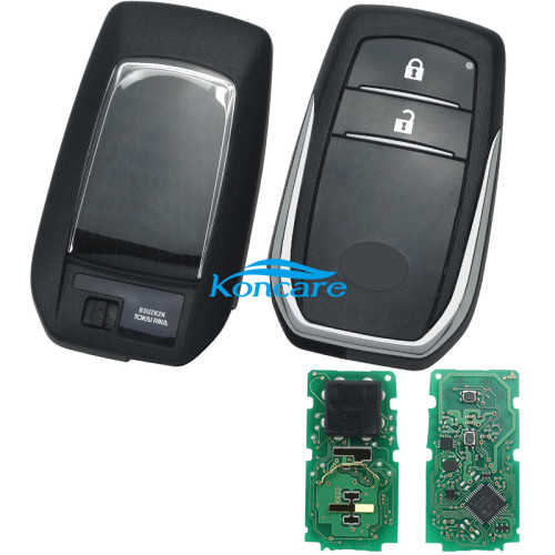 For Toyota Hilux original 2 button remote key with Toyota H chip 312.49-313.99mhz
