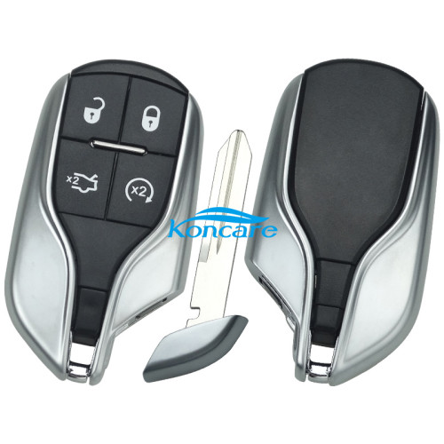 For Maserati 4button remote key case without badge