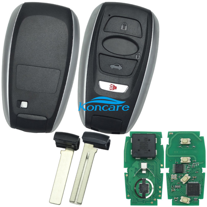 For Subaru 4 button remote key with 434mhz with 8A chip board #7000 FCC:HYQ14AHK