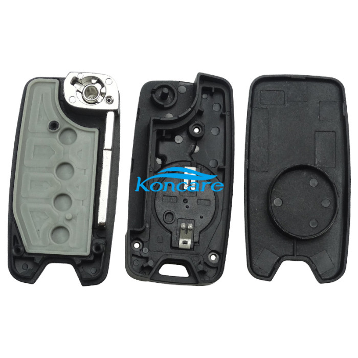 For Chrysler Jeep 4 button flip remote key blank