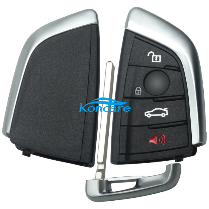 For BMW X5 keyless 4button remote key with PCF7953P chip-434mhz FSK 5AF 011926-11 BMW 9337242-01 CMIIT ID:2013DJ5983 ANATEL 1277-13-2856- CCAI13LP1140T1 FCCID:NBGIDGNG1