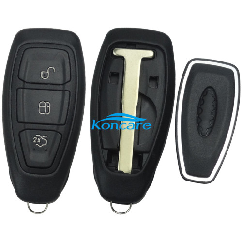 3 button remote key shell with blade