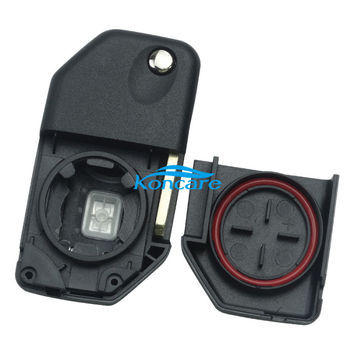 For BMW motorcycle 1 button flip remote key blank