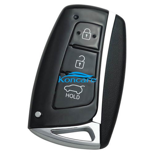 For hyundai 3 button remote key black with blade