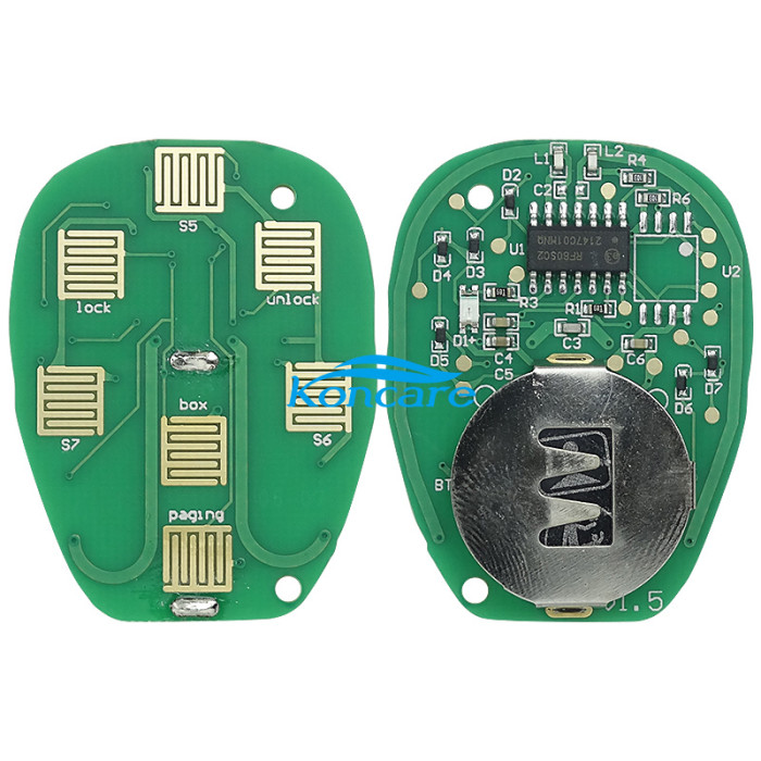 For GM 4+1 Button remote key with FCCID OUC60270-433mhz (GM # 15913421 , 15913420 , 20869057 15857840 5913427)