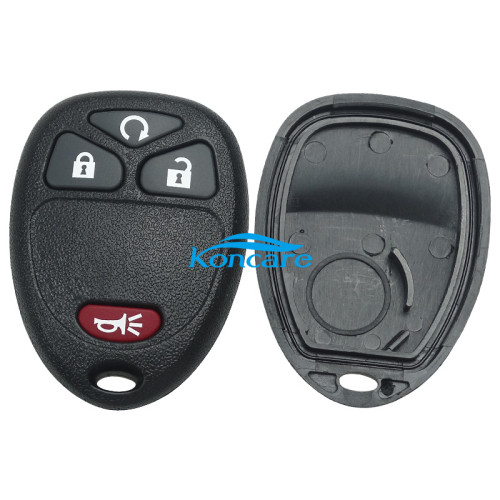 For GM 3+1 button remote key cover with battery clamp part