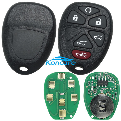 For GM 4+1 or 5+1 Button remote key with FCCID OUC60270-433mhz (GM # 15913421 , 15913420 , 20869057 15857840 5913427)