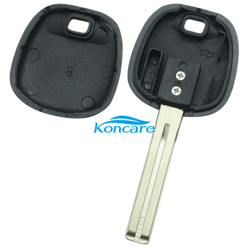 For Toyota transponder key blank TOY48 blade with badge with carbon chip part