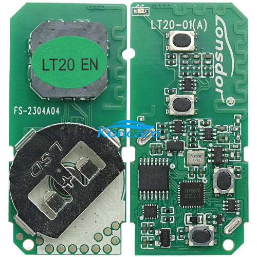 Free shipping Lonsdor remote key ,the PCB number is 3370，A433,F433,5290,0140