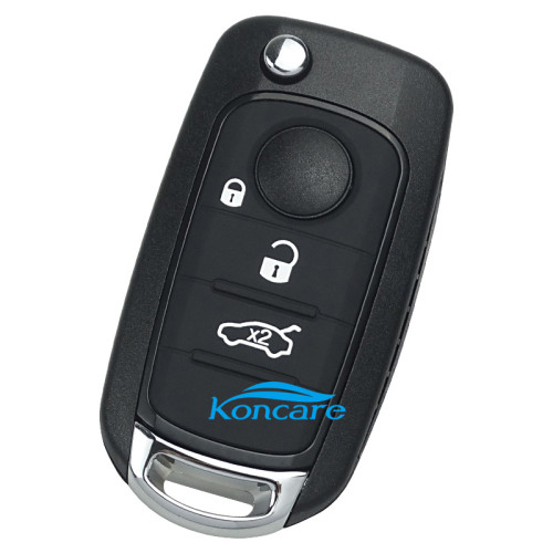 3 button flip remote key blank with SIP22 without logo