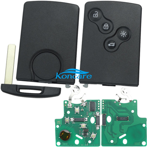 For Renault Megane III, 4 button keyless 7952 chip-434mhz no logo