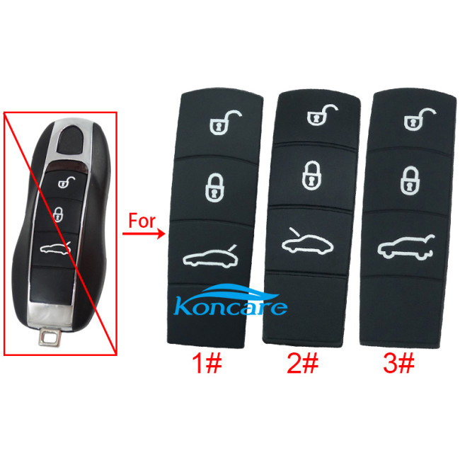 Porsche 3 Button key pad
