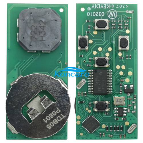 KEYDIY TDB05-4 TDB05-5 KD Smart Key Universal Remote Control With Toyota 4D chip ,please choose the key shell
