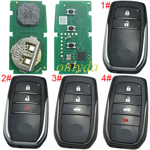 Xhorse XSTO01EN TOY.T for Toyota XM38 Smart Key with Key Shell Support 4D 8A 4A chip for Toyota Lexus pls choose key case style