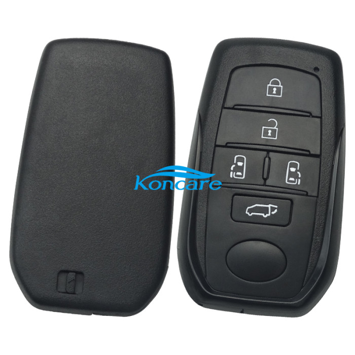 Xhorse toyota Toy.T Smart key XSTO20EN 5 button ,0780/5380/0120 together