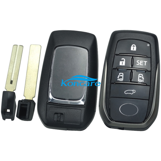 6 button remote key blank with TOY12 blade