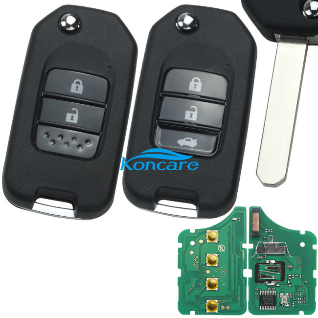 Honda 3 button remote key chip: Honda G PCF7961X(HITAG3)