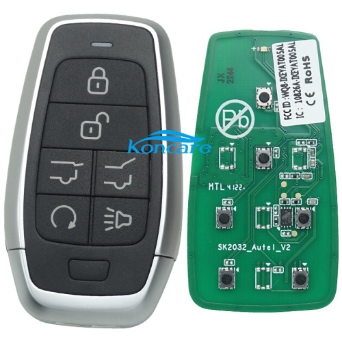 For AUTEL MAXIIM IKEY Standard Style IKEYAT006EL 6 Buttons Independent Smart Key (Hatch/ Hatch Glass/ Remote Start)