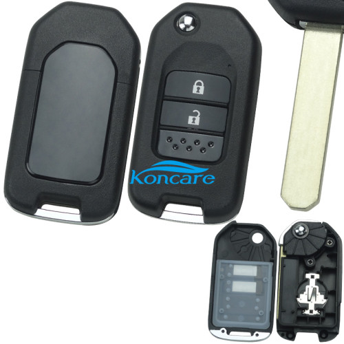 For honda 2 button modified remote key shell