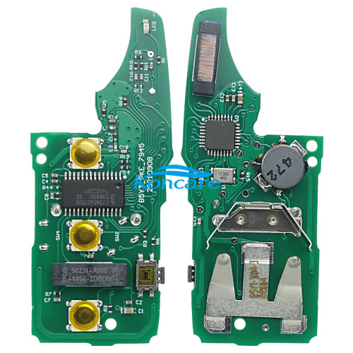 For VW 3+1 button remote key 315MHz ASK ID48 CHIP Model Number is 5KO 959 753AH/5KO-837-202AK FCC ID: NBG010206T P/N: 5K0837202AK made in China