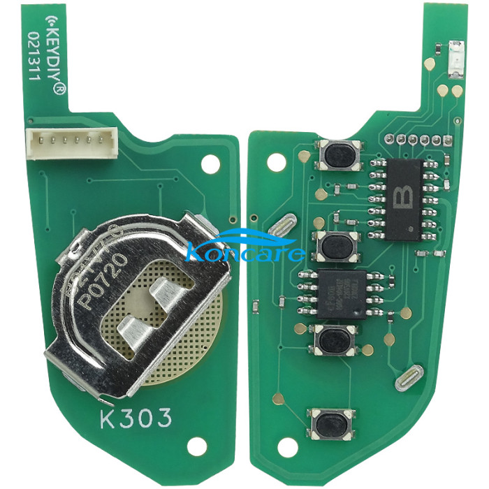 KEYDIY Remote key 4+1 button B21 for KD300 and KD900 to produce any model remote